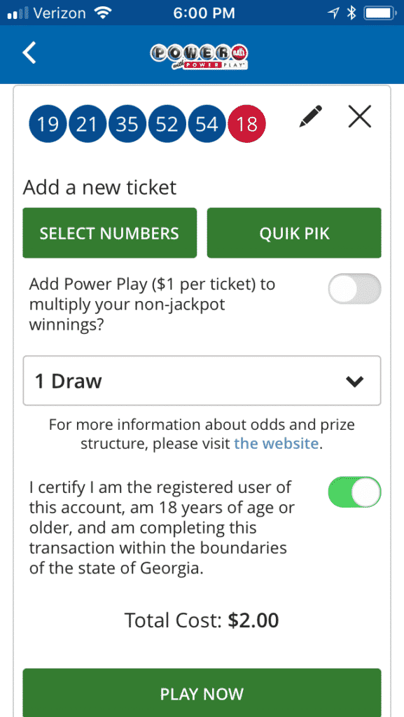 Georgia Lottery 3 Buy Powerball 3