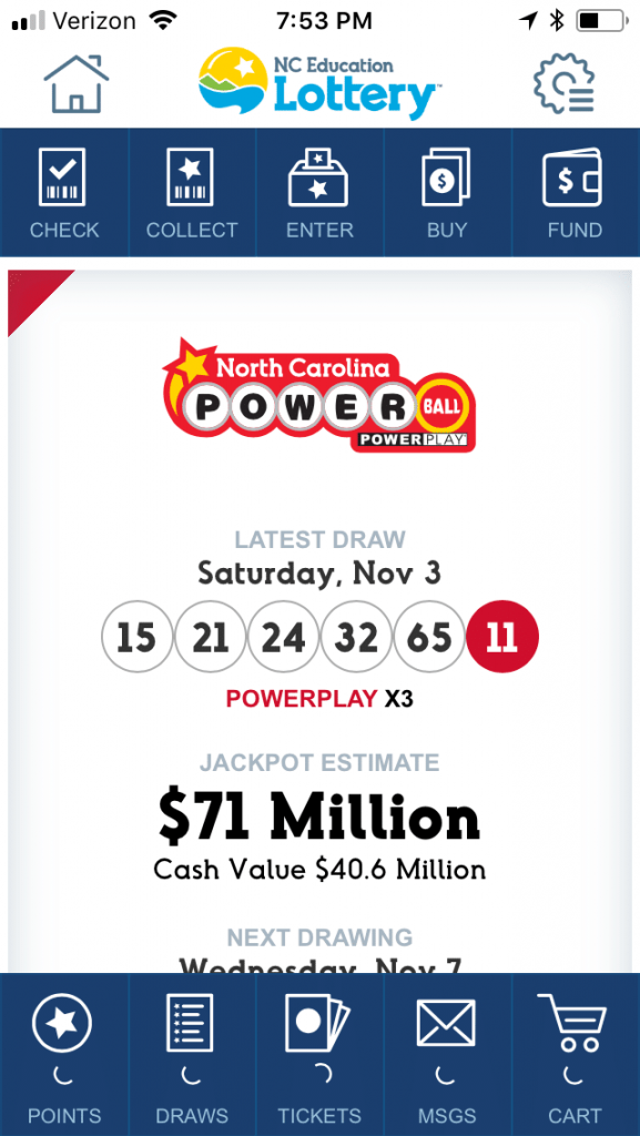 North Carolina Lottery 3 NC Lottery mobile 1